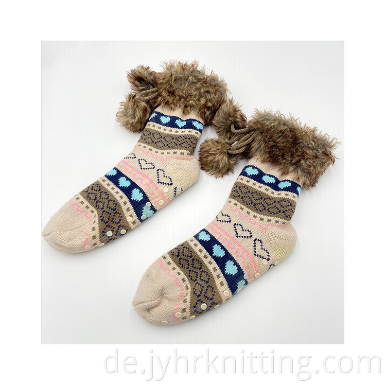 Fleece Slipper Socks